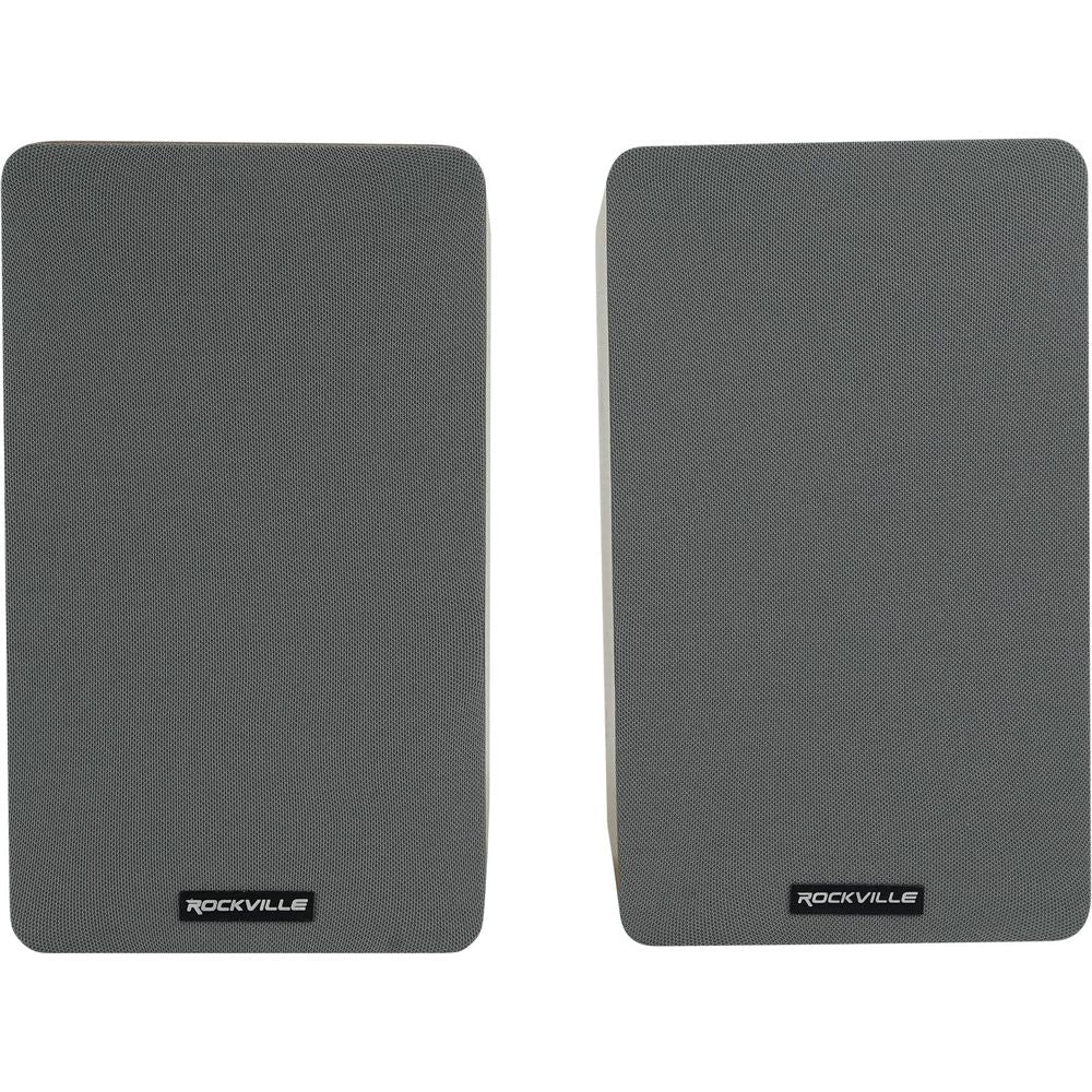 RockShelf 58C Classic 5.25" Home Bookshelf Speakers w/29" Stands