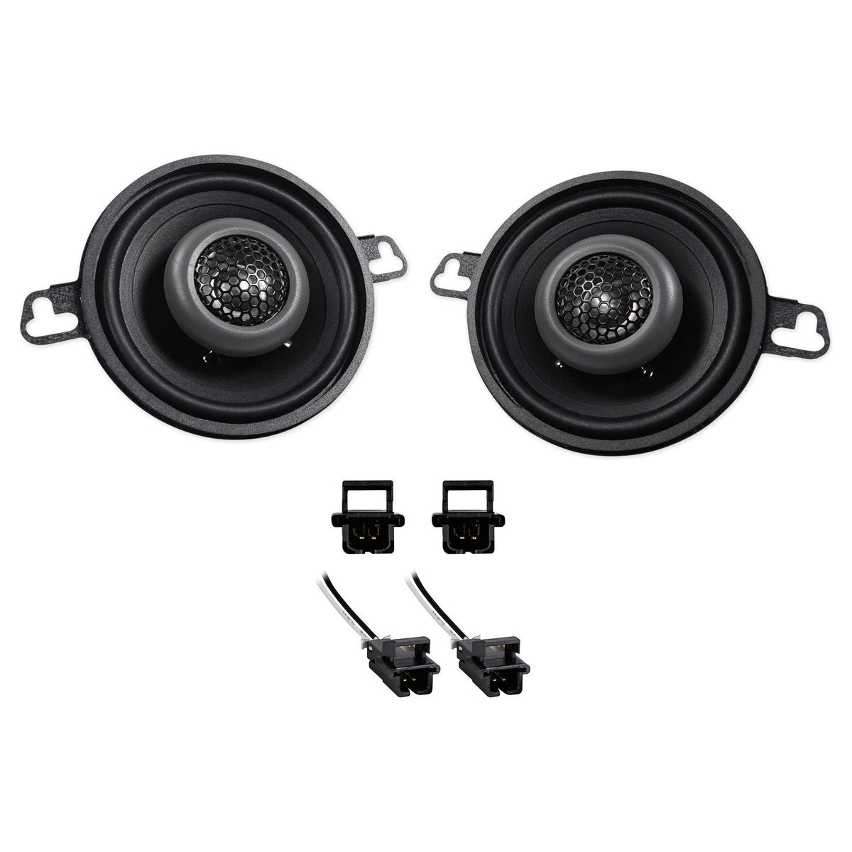 3.5" Front Door Speaker Replacement Kit For 2005-2013 Chevy Corvette