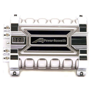 Power Acoustik PCX30F 30 Farad Digital Car Audio Capacitor Cap With Voltmeter