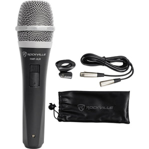 Rockville RMP-XLR Handheld Wired Microphone Mic For School+Church Sound Systems
