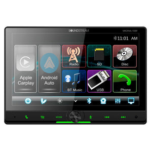 Soundstream VRCPAA-106F 10.6" Car Monitor Bluetooth/Carplay/Android Receiver