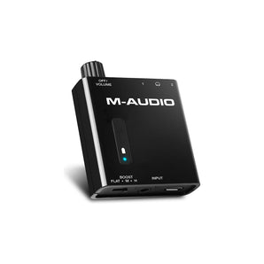 M-Audio Bass Traveler Portable Rechargeable Headphone Amplifier w/ Dual Outputs