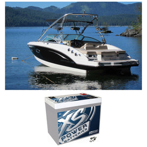 XS Power XP2000 2000 Watt Power Cell Marine Stereo Battery For Boat