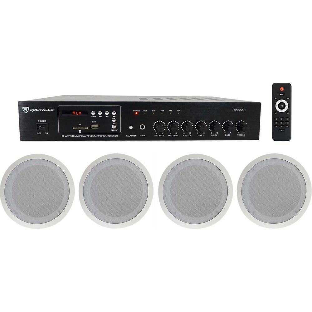 CC80T White 2-Pack + RCS80-1 Bundle