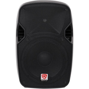 (2) Rockville SPGN124 12" Passive 2400W DJ PA Speakers ABS Lightweight Cabinets