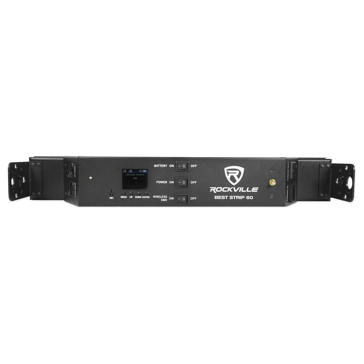 Best Strip 60 Black 6-Pack + ROCKFORCE W2 DMX Controller Bundle