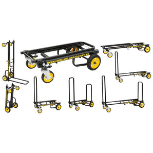 RocknRoller R2RT R2 350lb Capacity DJ PA Transport Cart+Equipment Bag+Shelf