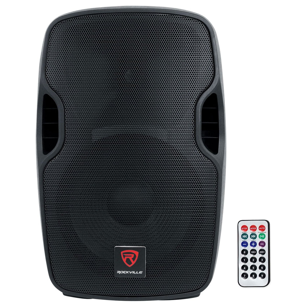 (2) BPA12 12" Powered 600W DJ PA Speakers w/Bluetooth+LED Stands+Cables