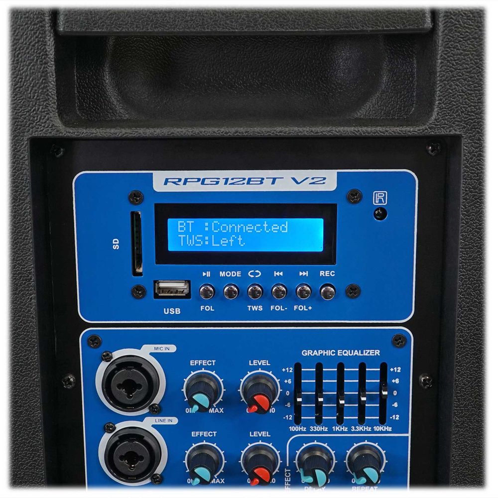 RPG12BT V2 2-Pack + Adjustable Tripod Stands Bundle