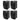 4) Rockville WET-5B 70V 5.25" IPX55 Black Commercial Indoor/Outdoor Wall Speakers