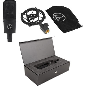 Audio Technica AT4040 Condenser Microphone +Protective Case+Studio Headphones