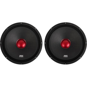 2 MTX Thunder RTX128 12” 1200w 8-Ohm Mid-bass/Midrange Car/Pro Audio Speakers