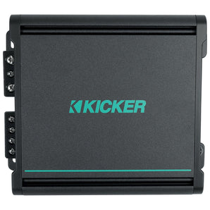 KICKER 48KMA1502 150 Watt 2-Channel Marine Boat Amplifier+Amp Kit KMA150.2