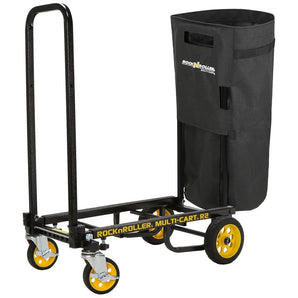 RocknRoller R2RT R2 350lb Capacity DJ PA Transport Cart+Equipment Bag Case
