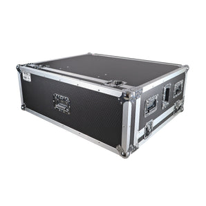 ProX XS-SIIMPACTDHW ATA Flight Case 4 SI Impact Mixer Console w/Doghouse+Wheels