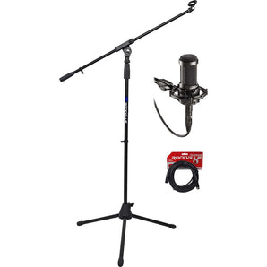 Audio Technica AT2035 Cardioid Condenser Microphone/Mic +Tripod Stand +Cable