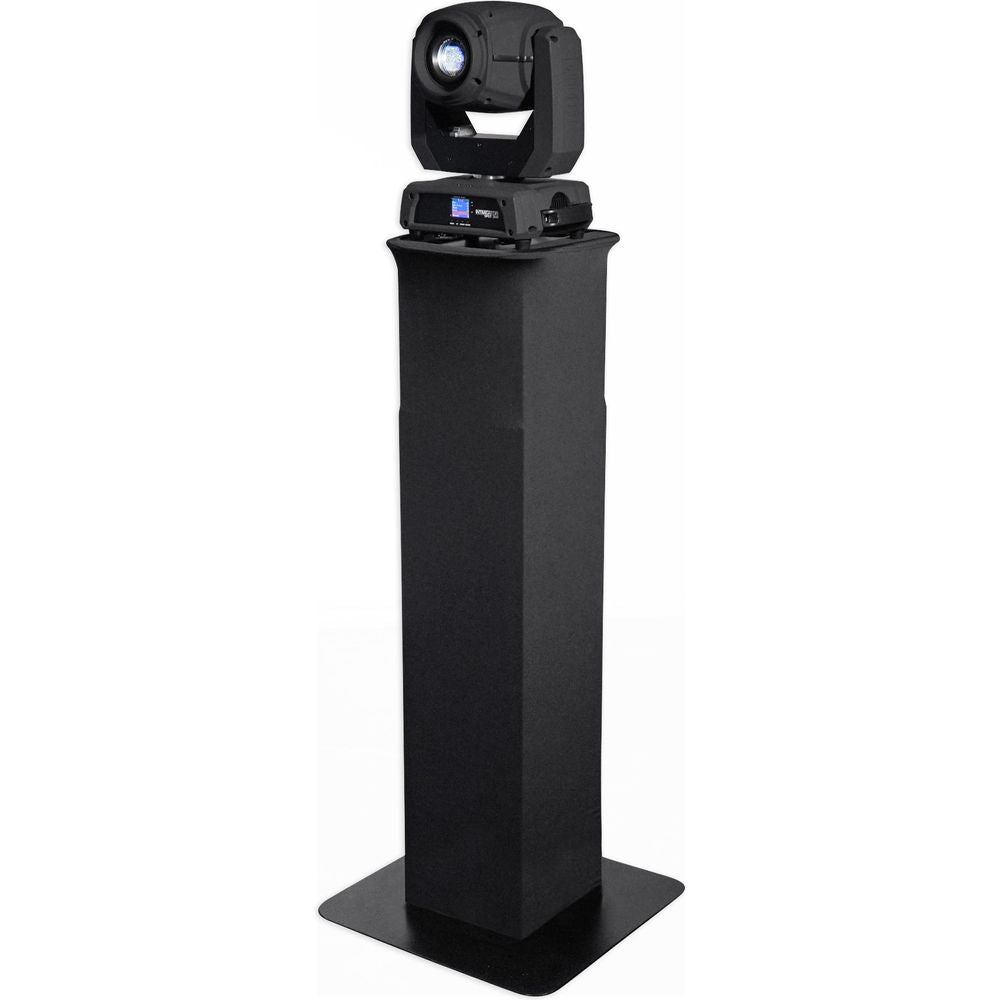 (2) RTP82B 8 ft Adjustable Totem Style DJ Speaker Stands+Facade Booth