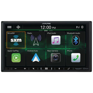 ALPINE i407-WRA 7" Monitor in-Dash Carplay Receiver for 2007-18 Jeep Wrangler JK