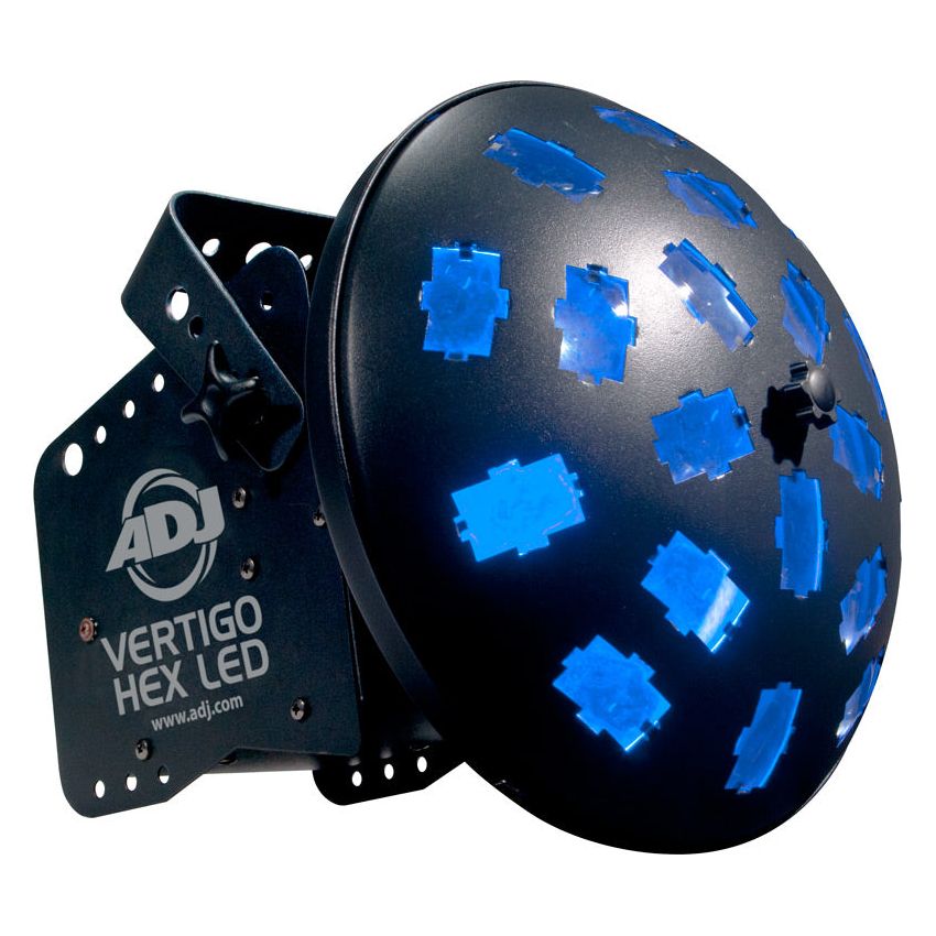 American DJ VERTIGO HEX LED 12 Watt 6-Color Dance Floor Effect Light