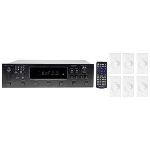 Technical Pro H12X500UBT 6-Zone Home Theater Bluetooth Receiver+6) Wall Controls