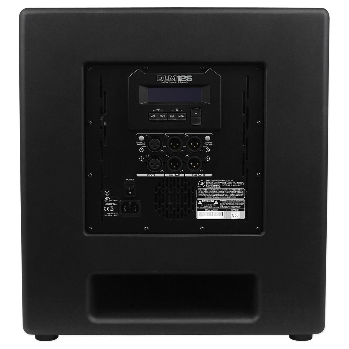New Mackie DLM12S 2000W 12" Powered Active Live Sound DJ PA Subwoofer Sub