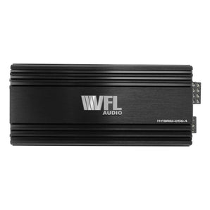 VFL Hybrid 250.4 1000 Watt 4-Channel Car Audio Amplifier 150w RMS x 4 @ 2 ohm