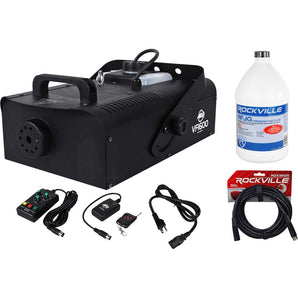 American DJ VF1600 1500w DMX Fog Machine W/ Wired & Wireless Remotes+Fog fluid