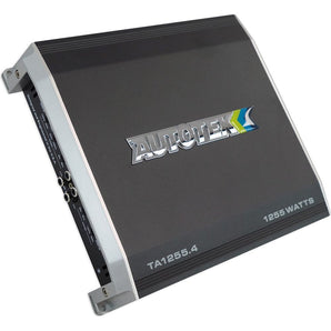 Autotek TA-1255.4 1200 Watt 4 Channel Car Stereo Amplifier + Amp Wire Kit