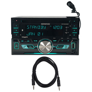 Kenwood DPX503BT Car CD Receiver w/Bluetooth MP3/USB/iPhone/Android+Aux Cable