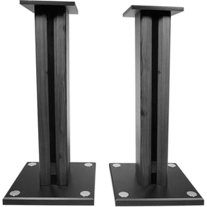 2 Technical Pro MB5000STAND Studio Monitor Bookshelf Home Theater Speaker Stands