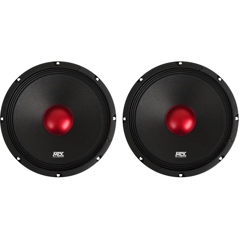 Thunder RTX108 10" Mid-Bass Speaker Pair, 8-Ohm