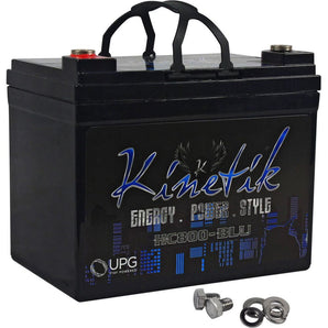 Kinetik HC800-BLU 800 Watt Car Audio Blue Battery/Power Cell System HC800 AGM