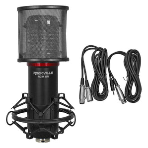 Rockville RCM SR Studio/Recording Condenser Microphone+Warm Audio Pop Filter