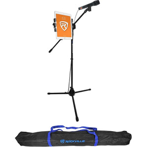 JBL PBM100 Vocal Microphone+Tripod Mic Stand w/ Boom+Gooseneck w/iPad Clip+Bag