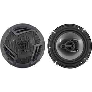 Pair Rockville RV6.3A 6.5" 3-Way Car Speakers 750 Watts/140 Watts RMS CEA Rated
