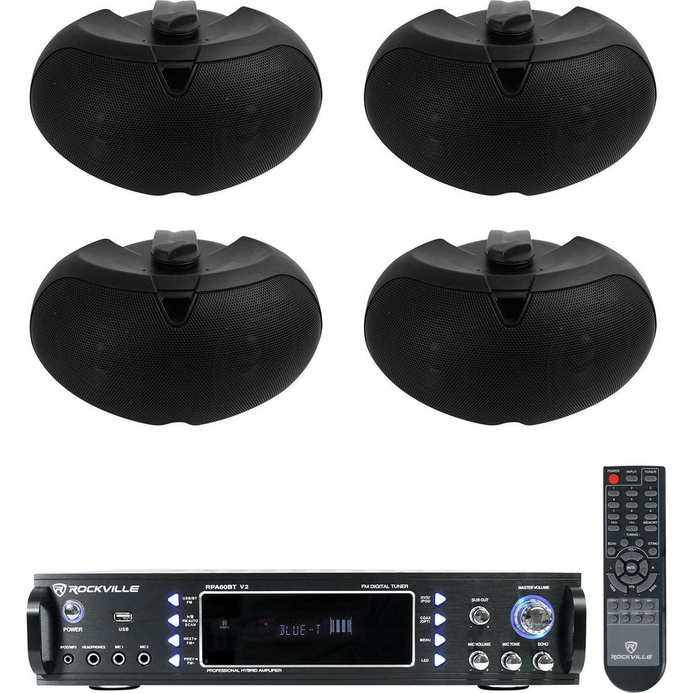 RPA60BT + D4-16 Black 4-Pack