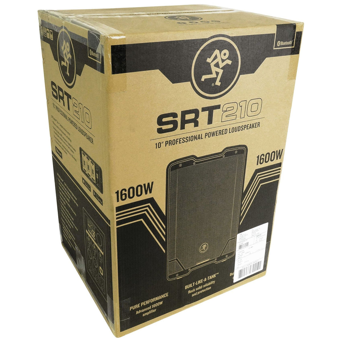 Mackie SRT210 10” 1600 Watt Powered Active DJ PA Speaker w/Bluetooth, Class D