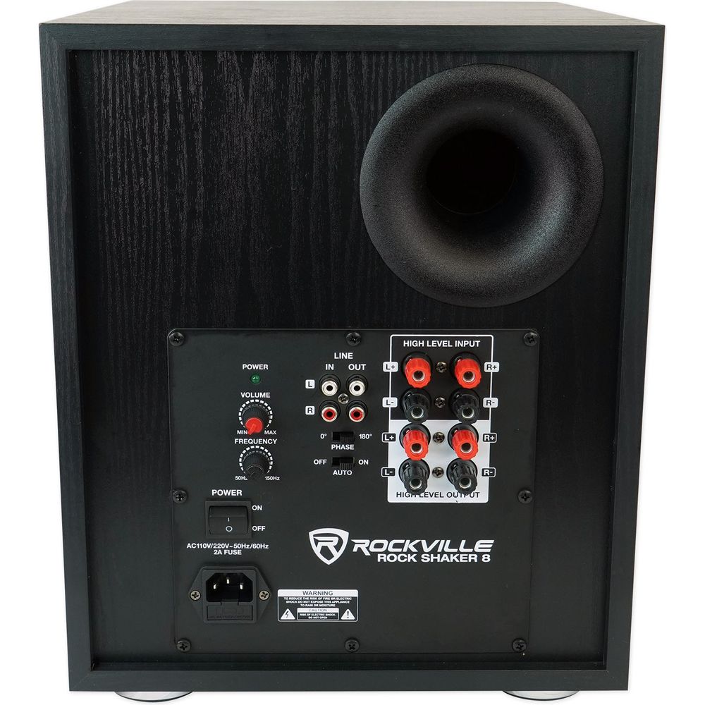 DV4000 4000W Home Theater DVD Receiver w/(6) 5.25" White Ceiling Speakers & Subwoofer