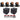 (4) Rockville RockOn-7 40w RGBW Moving Head Wash DMX Stage Club Light+Bag+Cables