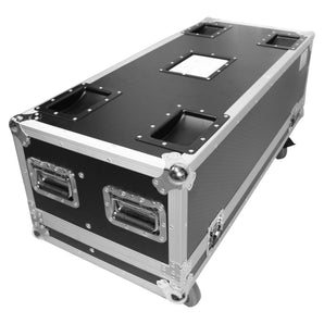 ProX X-RCF-NXL24A Flight Case For 2) RCF NX L24-A Column Array Speakers w/Wheels