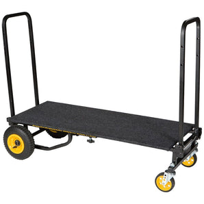 RocknRoller R10RT R10 500lb Capacity DJ PA Transport Cart+Equipment Deck