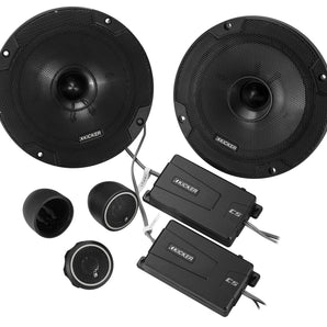 2 Pairs KICKER 46CSS654 6.5" 600 Watt 4-Ohm Car Audio Component Speakers CSS65