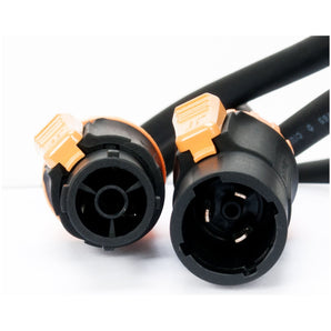 Accu-Cable SIP152 IP65 Outdoor 16 Foot Male-Female Twist Lock Power Link Cable