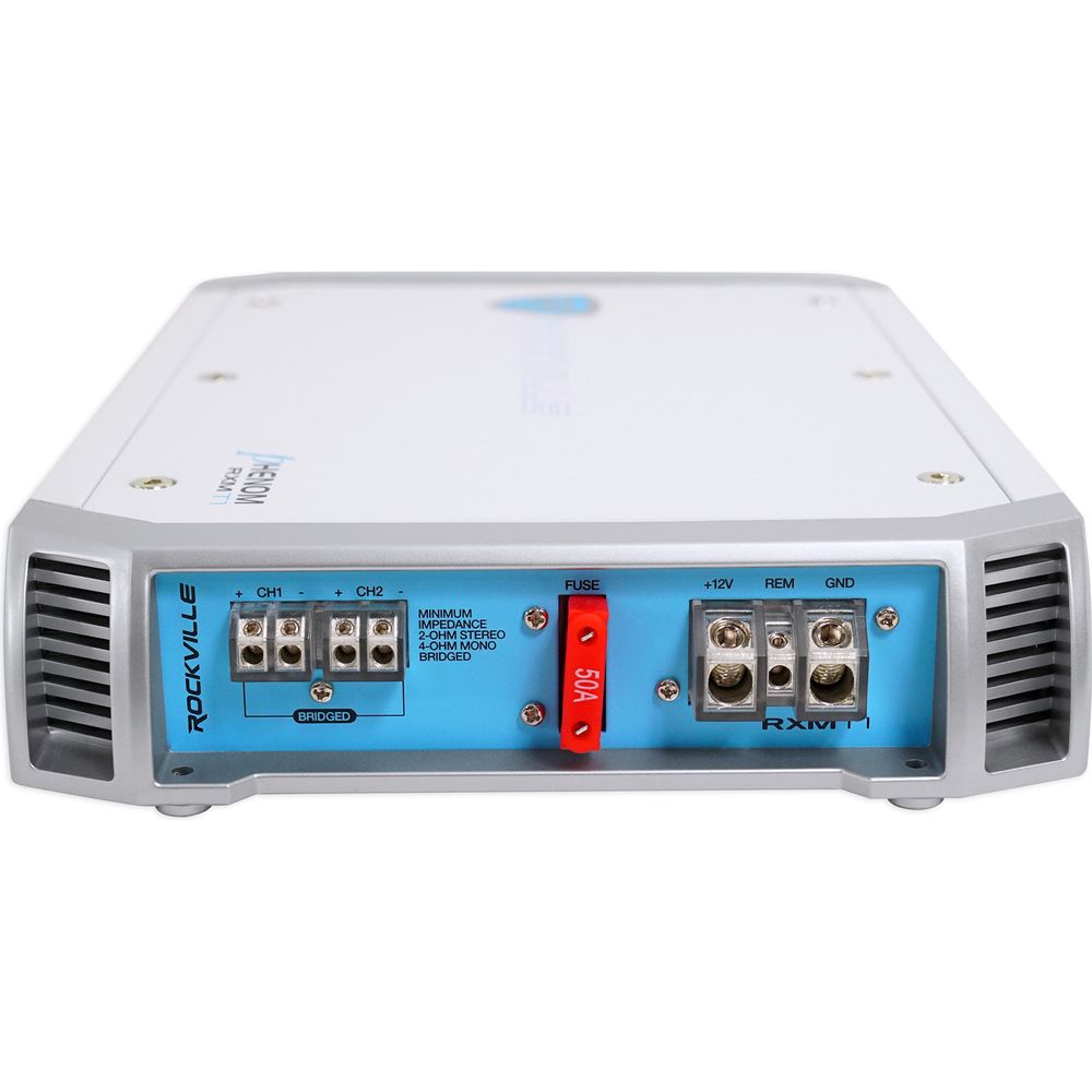 Dual 8" 800W Wakeboard Tower Speakers+2-Channel Amplifier+Amp Kit