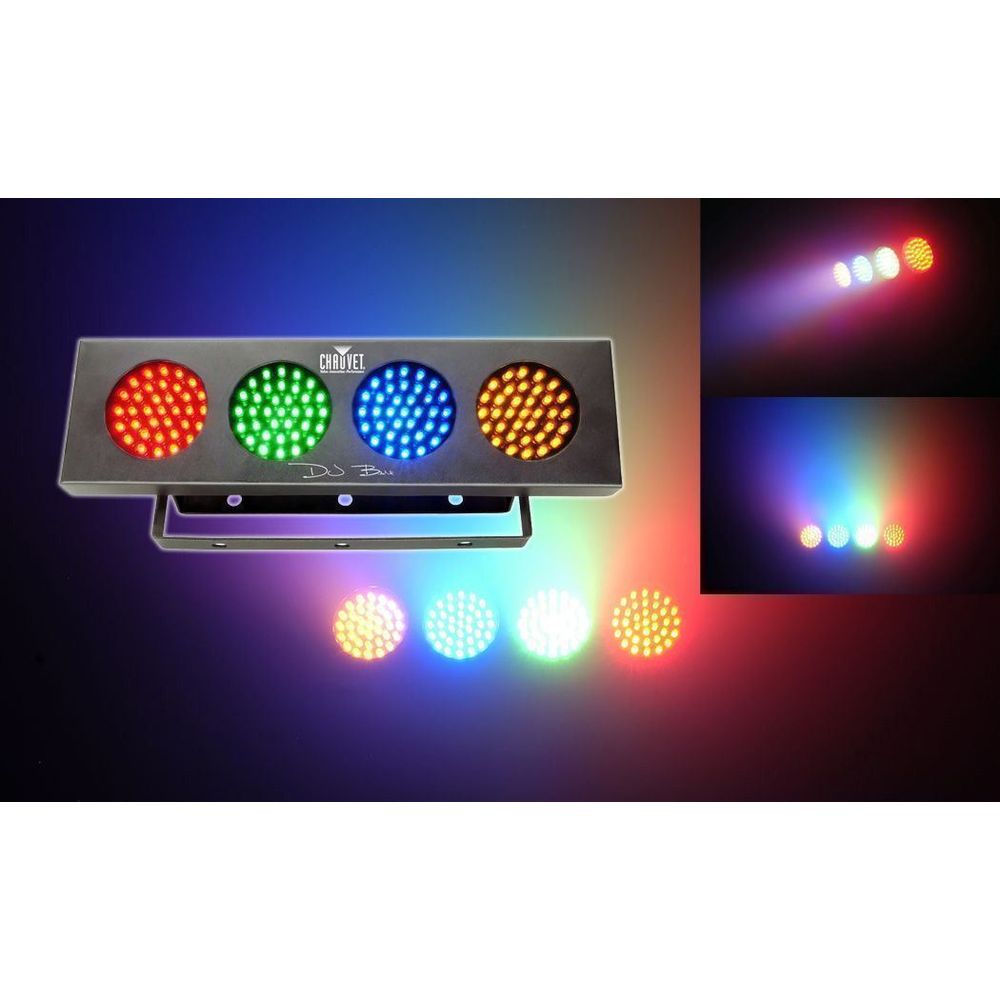 Rockville R720L LED Fog/Smoke Machine w/ Remote + DJ Bank RGBA LED Light
