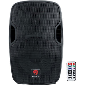 Rockville BPA12 12" Professional Powered Active 600w DJ PA Speaker w Bluetooth
