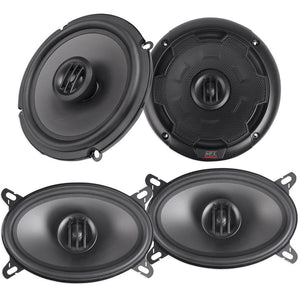 (2) MTX THUNDER65 6.5" 240 Watt Car Coaxial Speakers+(2) THUNDER46 4x6" Speakers