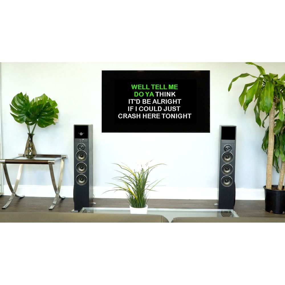 Rockville Bluetooth Home Theater/Karaoke Machine System, LED'S+Subwoofers+Mics