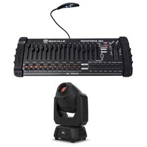 Chauvet DJ Intimidator Spot 260X Moving Head Light w/RF Receiver+DMX Controller