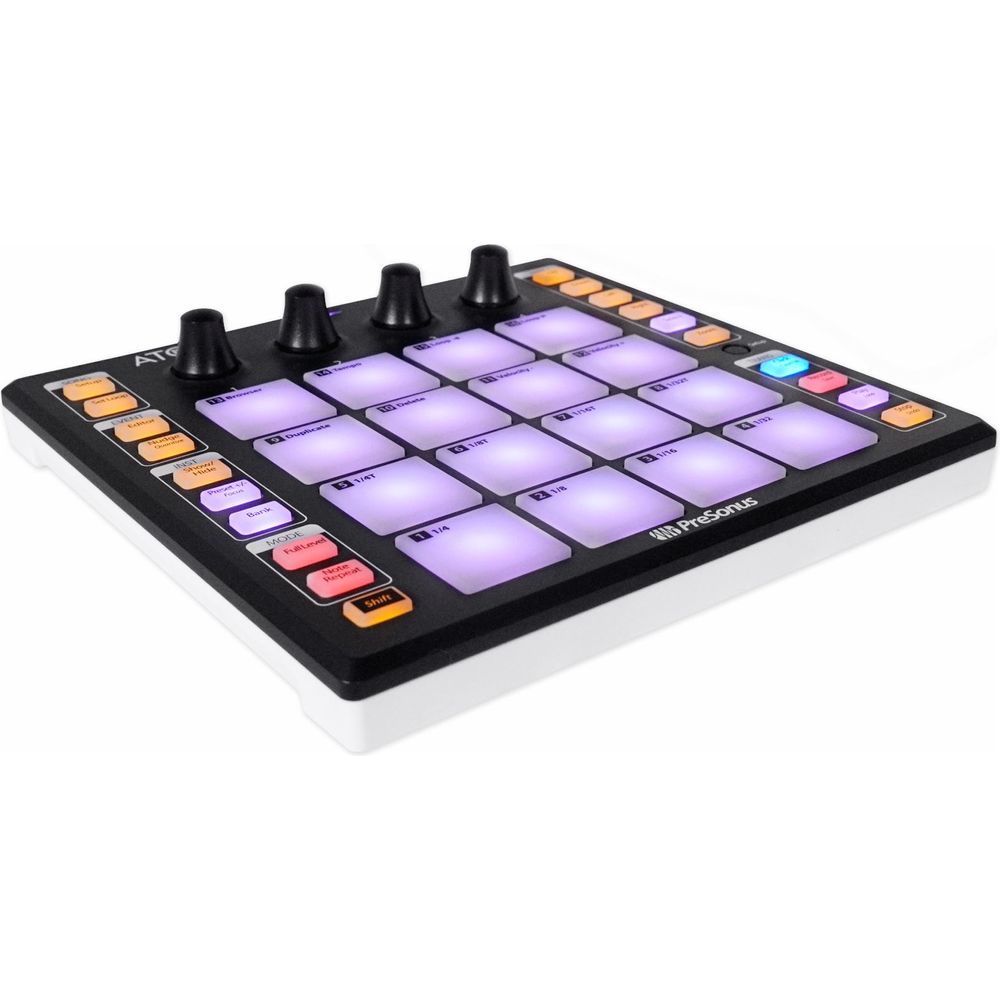 PRESONUS ATOM 16 Pad USB MIDI RGB DJ Controller+Studio One Software+Headphones